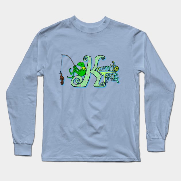 Kermit the Frog Long Sleeve T-Shirt by UzzyWorks